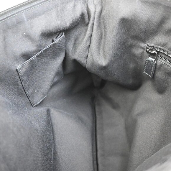 GUCCI Logo GG Pattern Cross Body Shoulder Bag Canvas Leather Black Italy 89EE815 - Picture 10 of 16